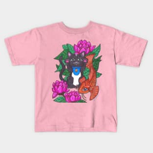 Cat and Koi Kids T-Shirt